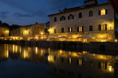 Bagno Vignoni Stock Photos