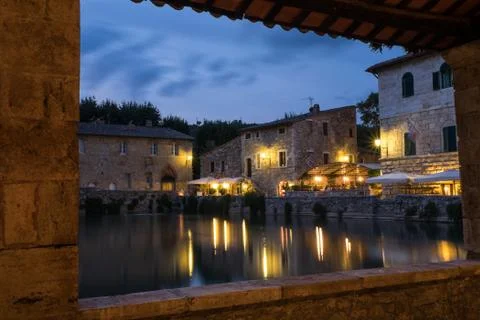 Bagno Vignoni Stock Photos