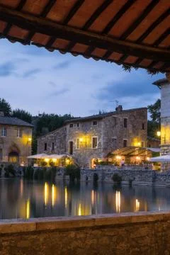 Bagno Vignoni Stock Photos