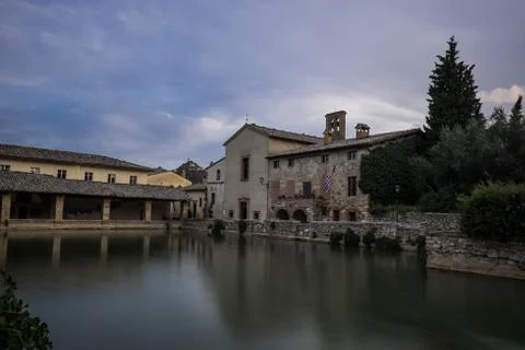 Bagno Vignoni Foto stock