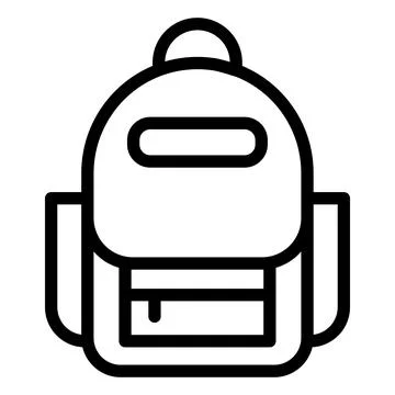 Bagpack Vector Icon Design Illustration Stock Illustration