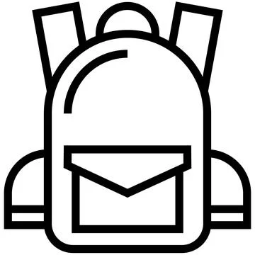 Bagpack Vector Icon Design Illustration Stock Illustration