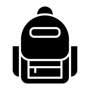 Bagpack Vector Icon Design Illustration Illustrazione stock