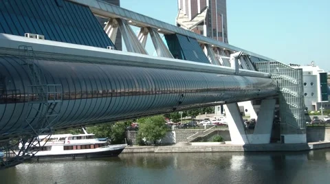 Bagration Bridge 스톡 동영상 6181403