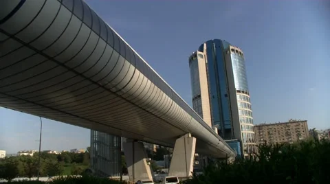 Bagration bridge Stock Footage 27736507