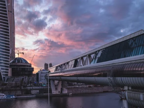 Bagration bridge Stock Footage 74931540