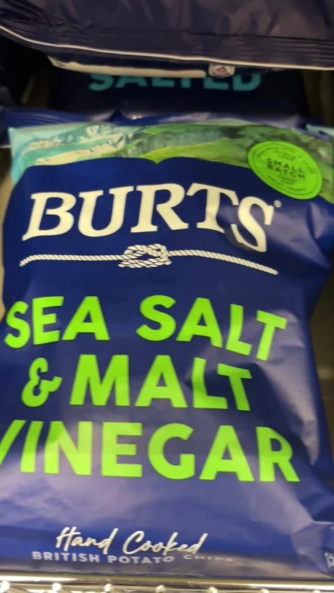 Bags of Burts chips/crisps Stock-Footage 324524790