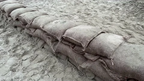 Bags of sand Stock-Footage 231629088