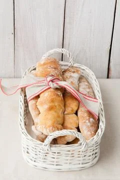 Baguette breads Stock Photos