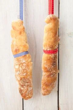Baguette breads Stock-Fotos