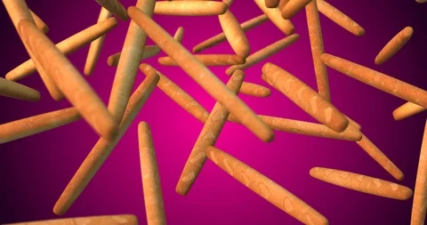 Baguette falling slow motion Stock-Footage 108467748