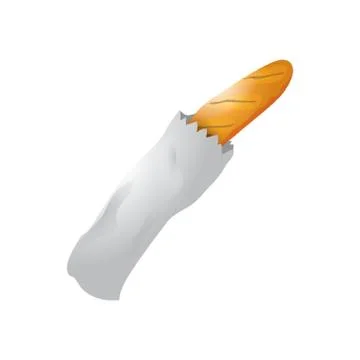 Baguette Stockillustratie