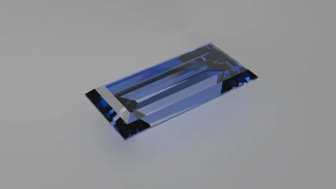 Baguette shape diamond 库存影片 284048160