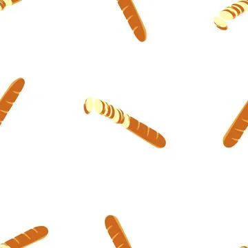 Baguettes pattern colored Иллюстрация