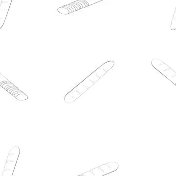 Baguettes pattern Иллюстрация