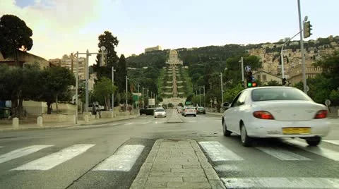 Bahai Gardens 2 Stock Footage 10913202
