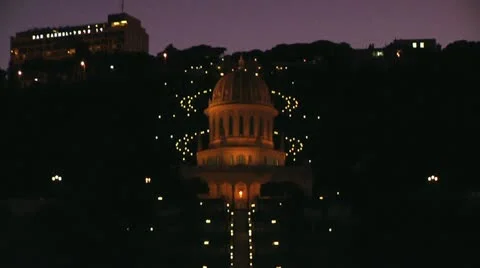 Bahai Gardens 3 Stock Footage 10913206