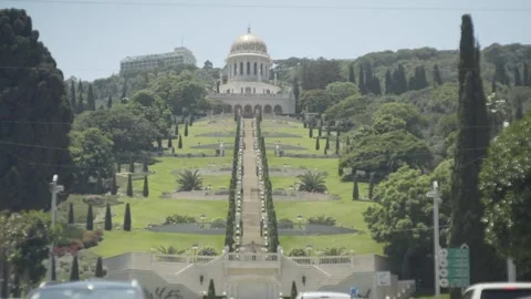 Bahai Gardens  Video stock 228807811