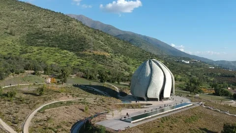 Bahai temple chile Stock Footage 157360992