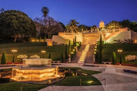 Baha'i temple Stock Photos