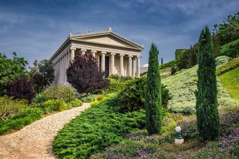 Baha'i temple Stock Photos
