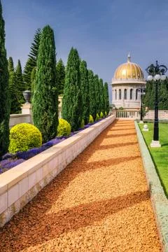 Baha'i temple Stock Photos