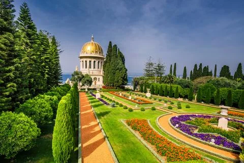 Baha'i temple Stock Photos
