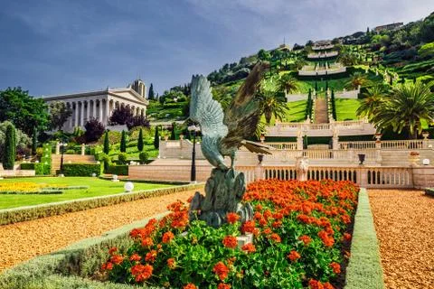 Baha'i temple Stock Photos