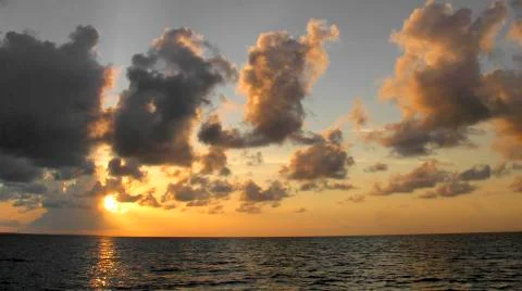 Bahama Sunset Stock Photos