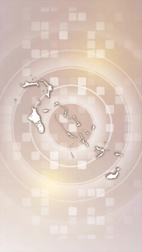 Bahamas Animated Map Stock Footage 275898264