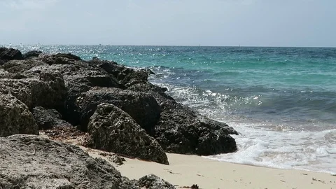 Bahamas Beach Stock Footage 118535991