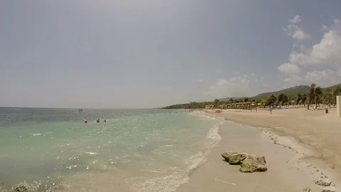 Bahamas Beach Resort Stock Footage 118535942