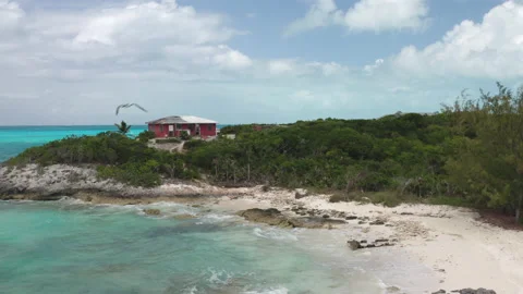 Bahamas Drone Exploring Stock Footage 172425510