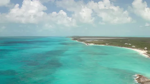 Bahamas Drone Waters Stock Footage 172425516