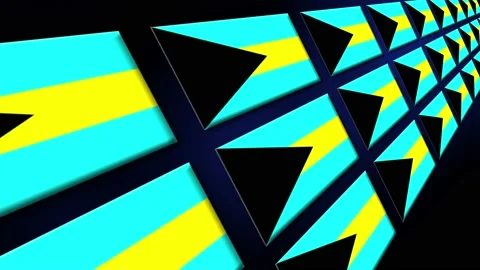 Bahamas Flag Animated Background 3d Anim... | Stock Video | Pond5