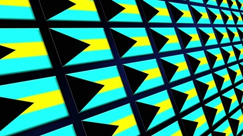 Bahamas Flag Animated Background 3d Anim... | Stock Video | Pond5