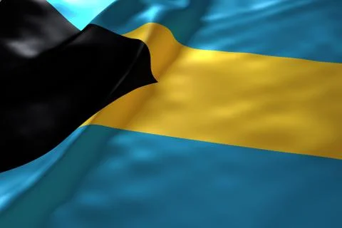 Bahamas flag background Stock Illustration