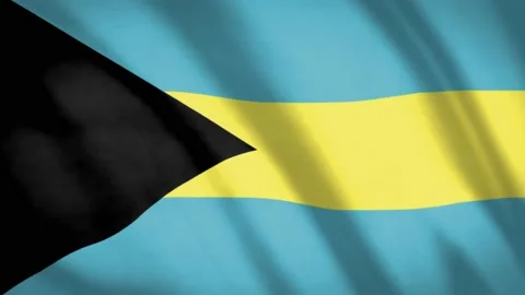 Bahamas Flag Stock Footage 188094352