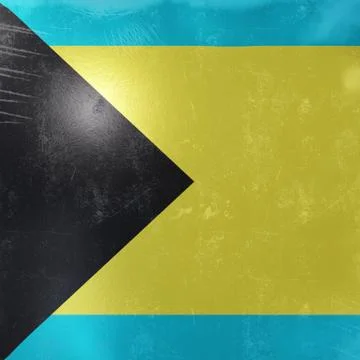 Bahamas flag icon Stock Illustration
