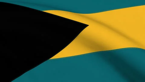 Bahamas Flag Loop Stock Footage 241176119
