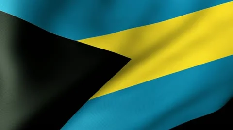 Bahamas Flag Waving Stock-Footage 12204152