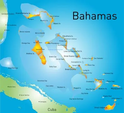 Bahamas Illustrazione stock