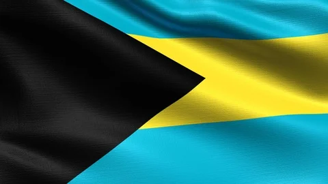 Bahamas Looping Flag 4K Stock Footage 107180630