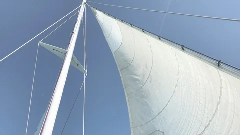 Bahamas Pontoon Sail Stock Footage 118528582