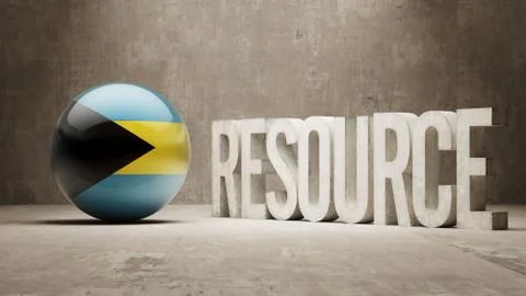 Bahamas. Resource Concept. Stock Illustration