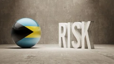Bahamas. Risk Concept. Stock Illustration