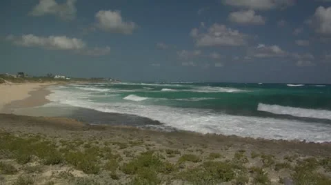 Bahamas Seashore Stock Footage 10908933