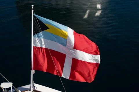 Bahamnian flag Foto stock