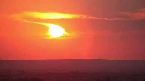 Bahariya desert sunset time-lapse, Egypt Vidéo 34805264