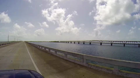 Bahia Honda bridge Stock Footage 40902849